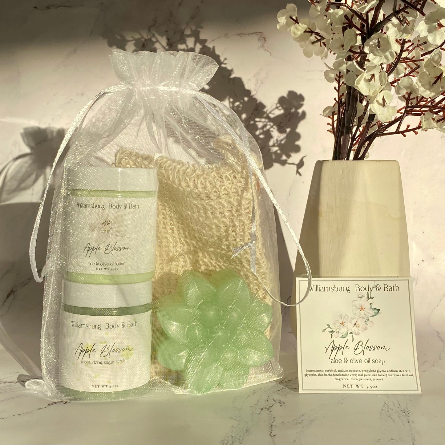 Cherry Blossom Bath Gift Set