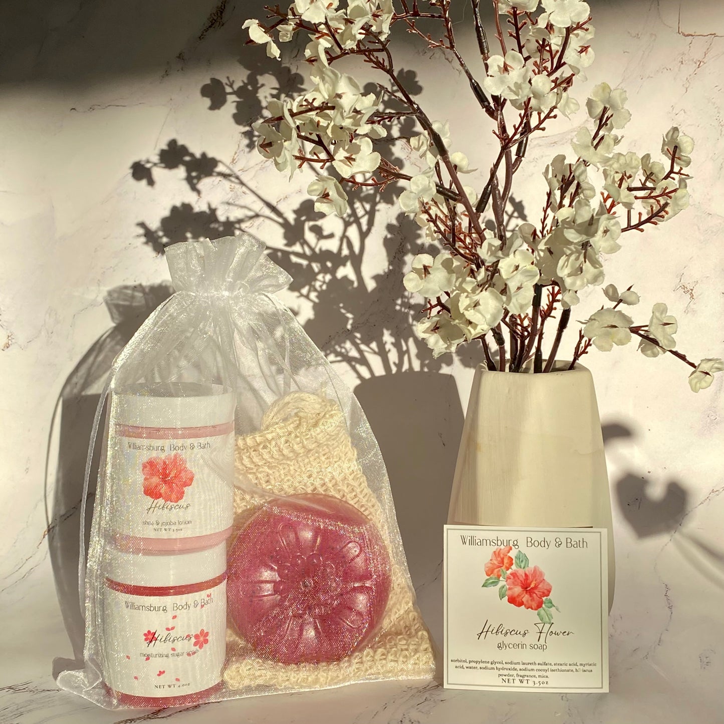 Cherry Blossom Bath Gift Set