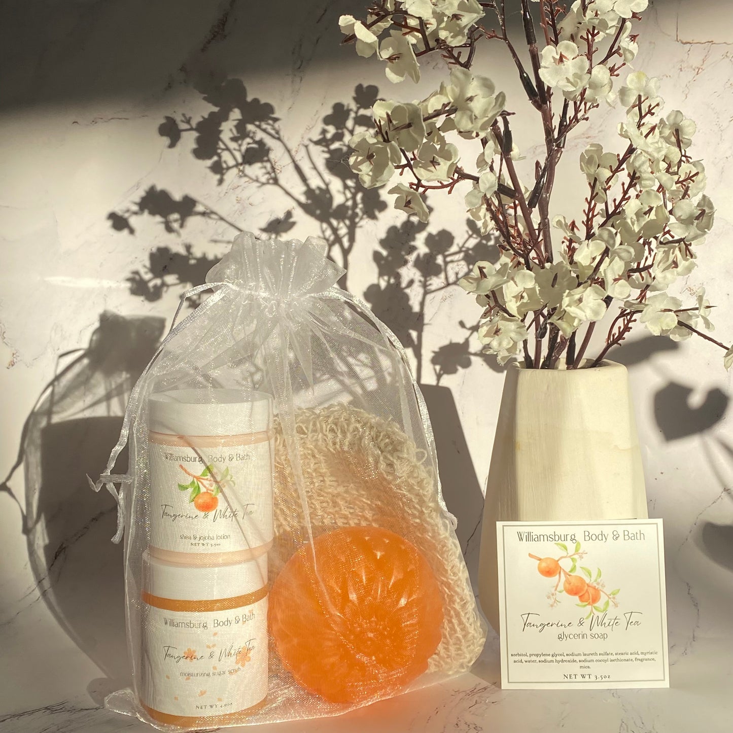 Cherry Blossom Bath Gift Set
