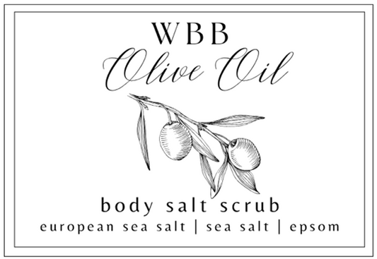 2. Olive Oil & Sea Salt Body Scrub