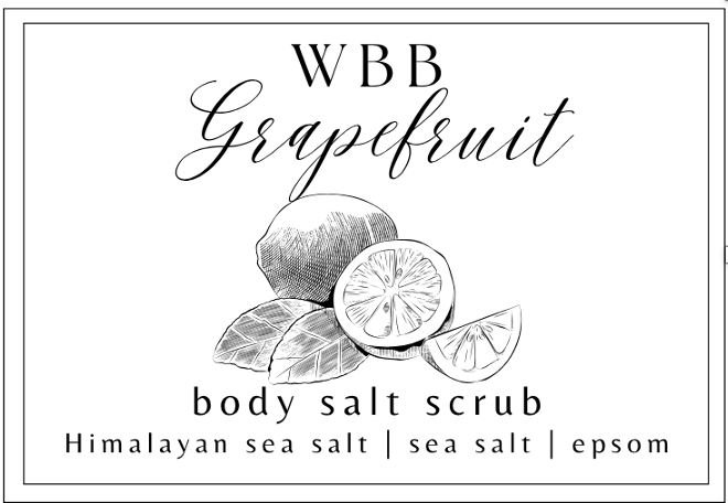 2a. Grapefruit Himalayan Salt Scrub